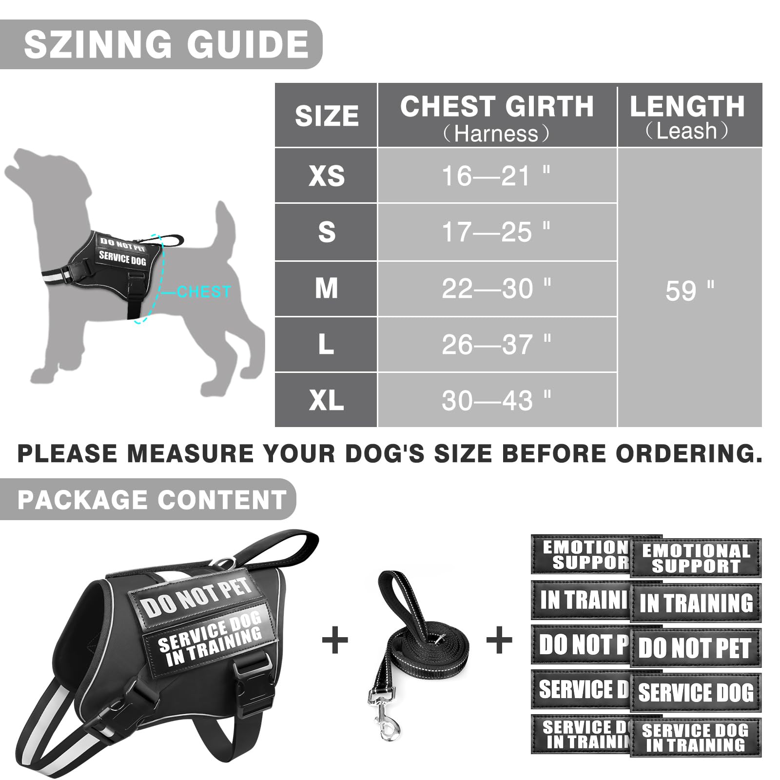 MOOGROU soft-lined harness provides comfortable wear over extended periods.