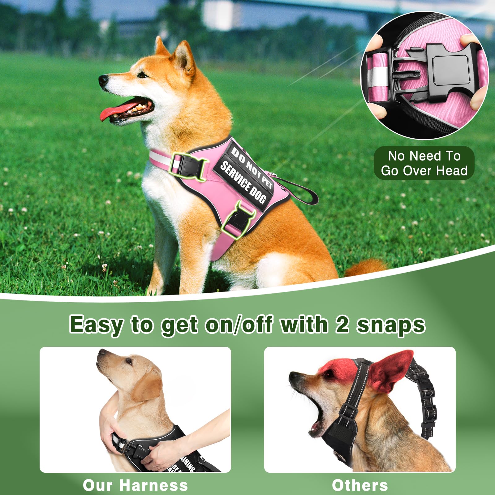 MOOGROU soft padded handle and lining for gentle control.