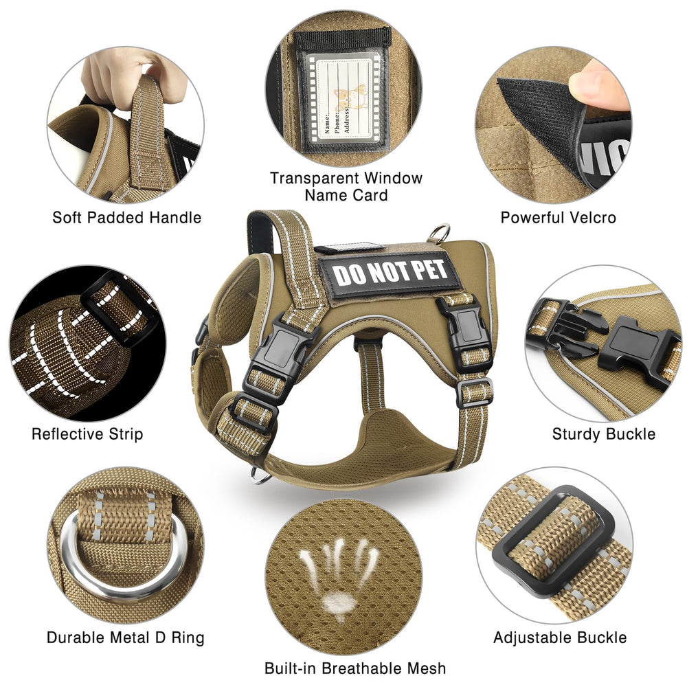 MOOGROU adjustable neck and chest straps ensure a comfortable fit for large breeds