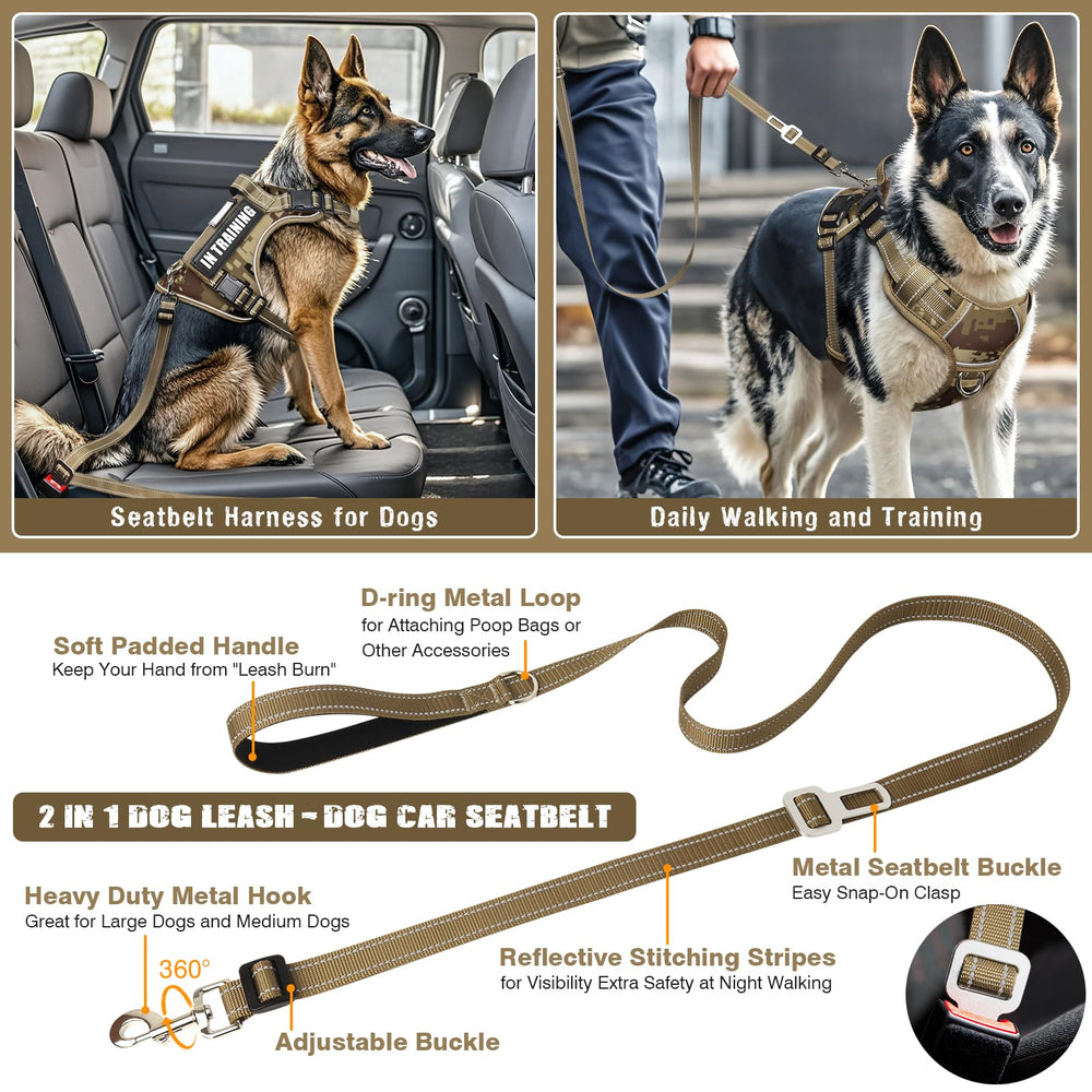 MOOGROU Harness reflective stripes boost nighttime visibility for safer walks