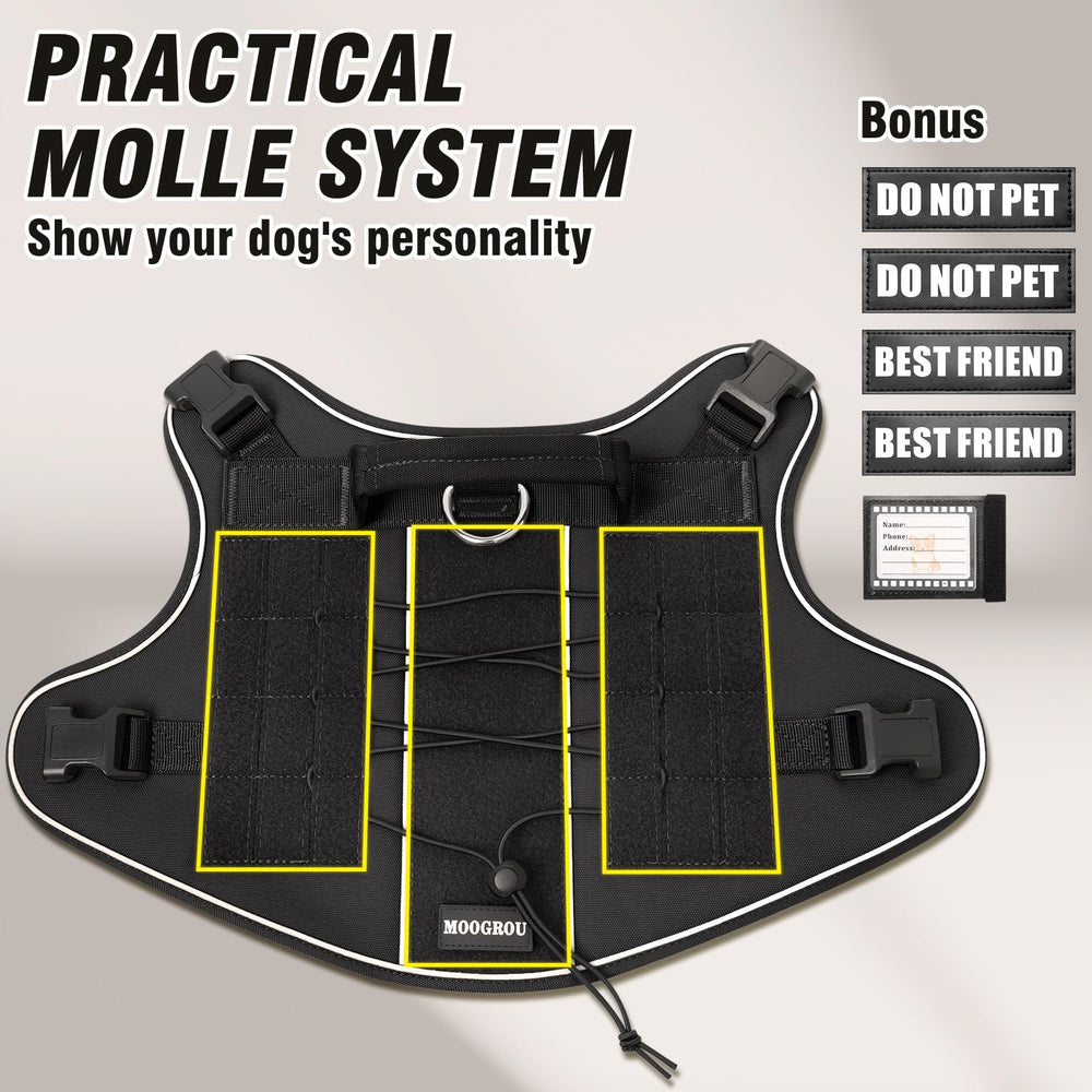 MOOGROU size chart guides perfect fit for large breeds