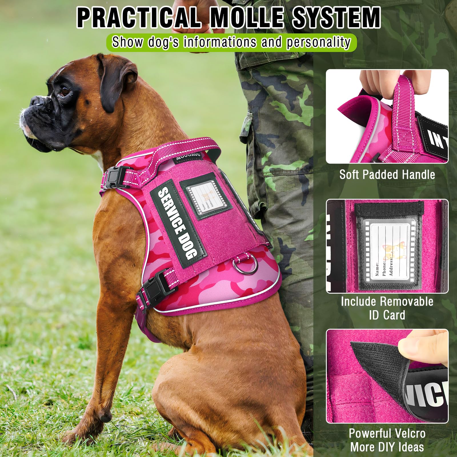MOOGROU tactical vest with patches displayed for mood signaling