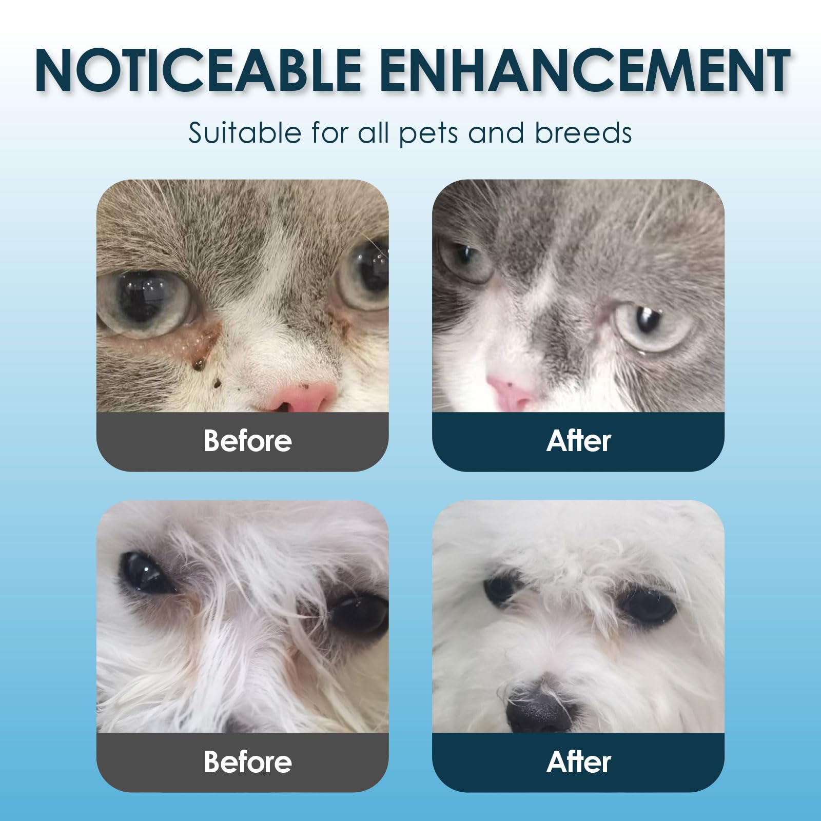 Mooncat eye wipes hypoallergenic solution free from alcohol protects sensitive pets.