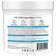 Mooncat eye wipes remove tear stains and goop for a brighter eye area.
