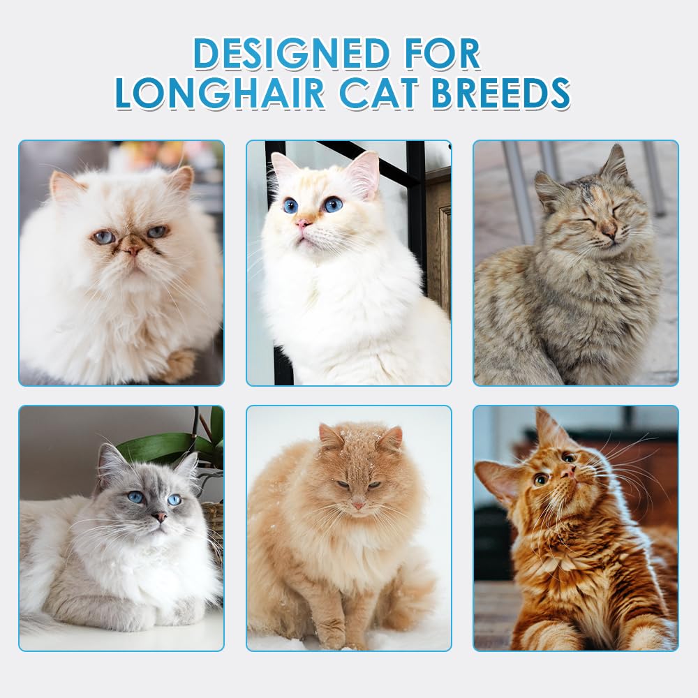 Mooncat grooming kit packaging display highlights an all-in-one solution for cat care.