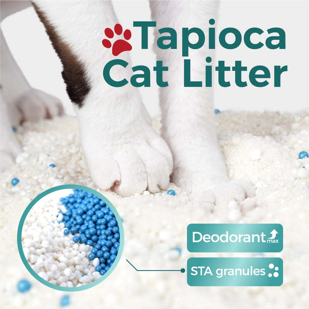 MOONFOREST Tapioca Cat Litter automatic-box-ready scene shows smooth operation.