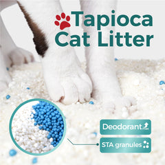 MOONFOREST Tapioca Cat Litter automatic-box-ready scene shows smooth operation.