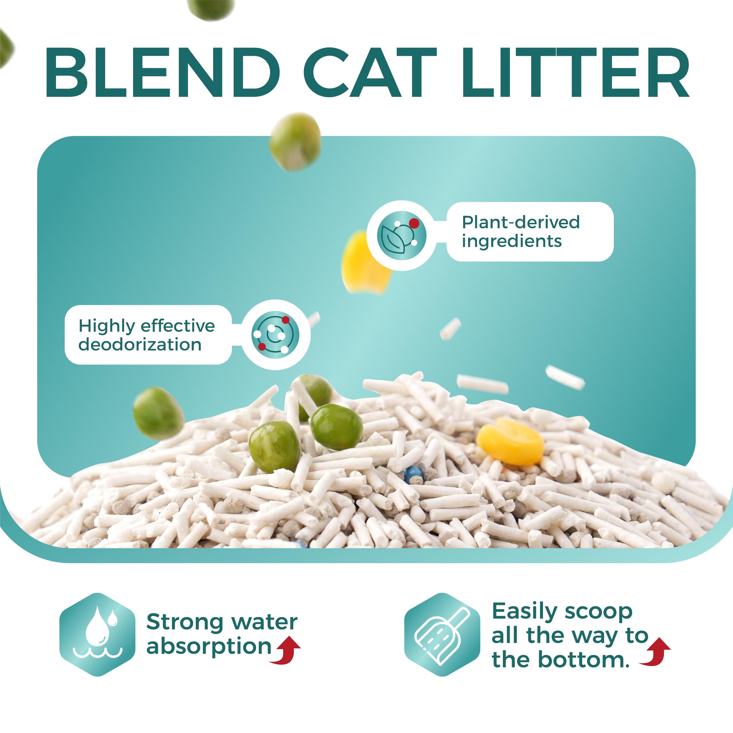 MoonForest Tofu Cat Litter open-box setup shows compatibility with traditional boxes.