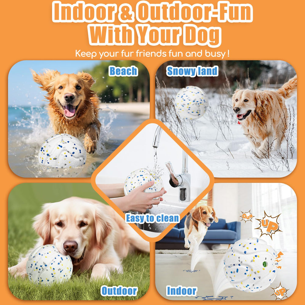 Moonorange large dog ball suitable for indoor play and home training