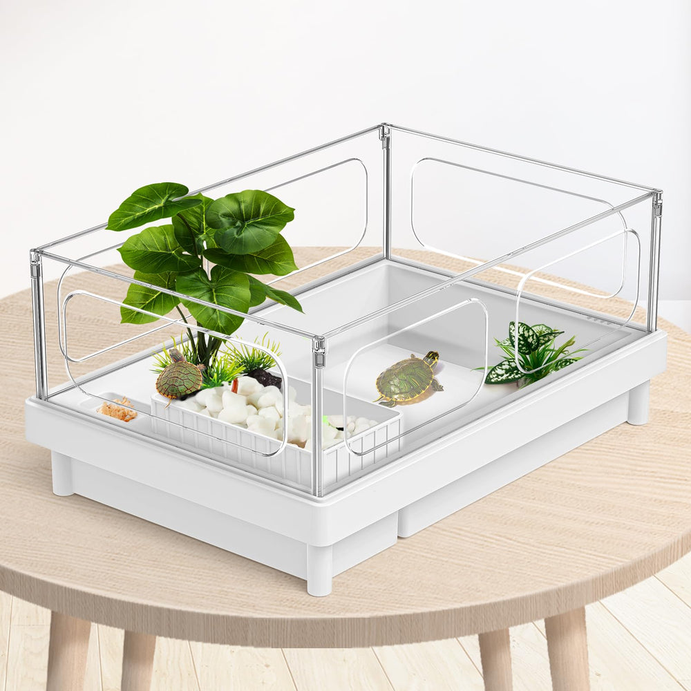 Moonorange reptile artificial plants aquarium view for versatile fish and amphibian decor