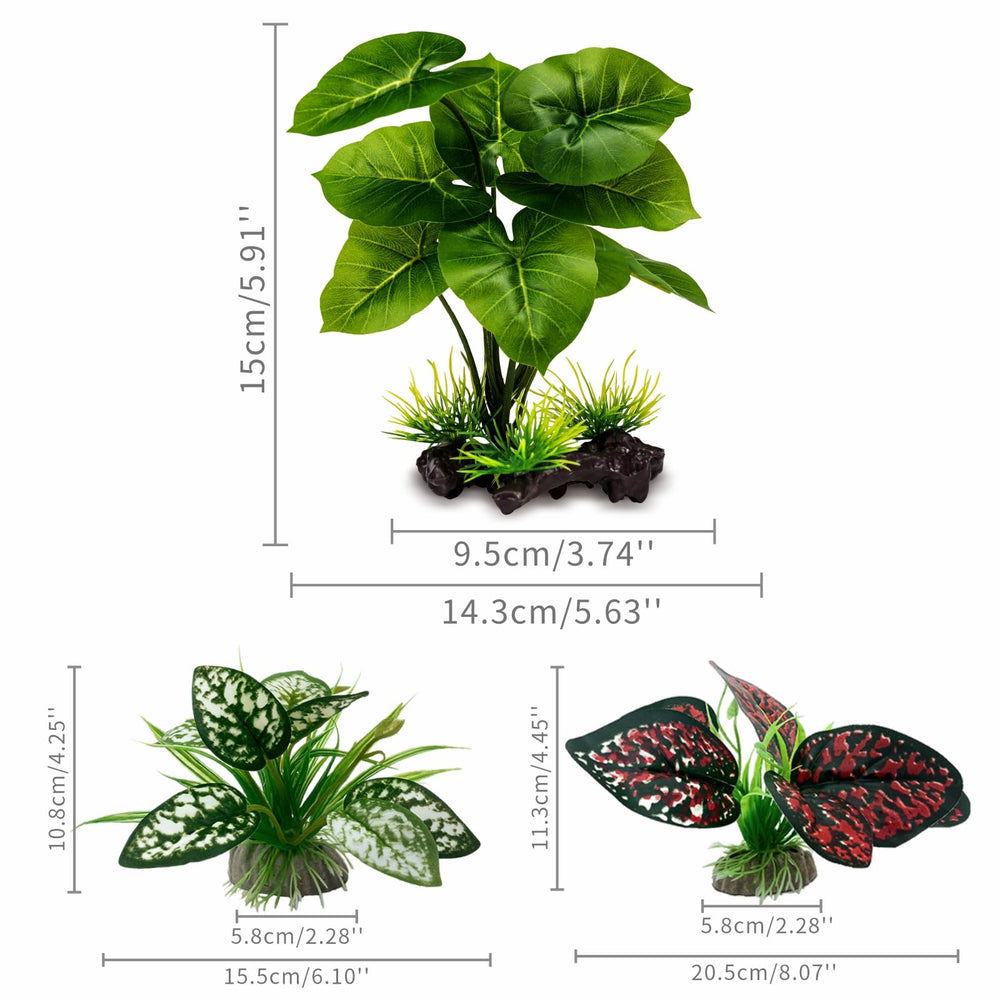 Moonorange reptile plant pedestal base offers stable hides and structure.