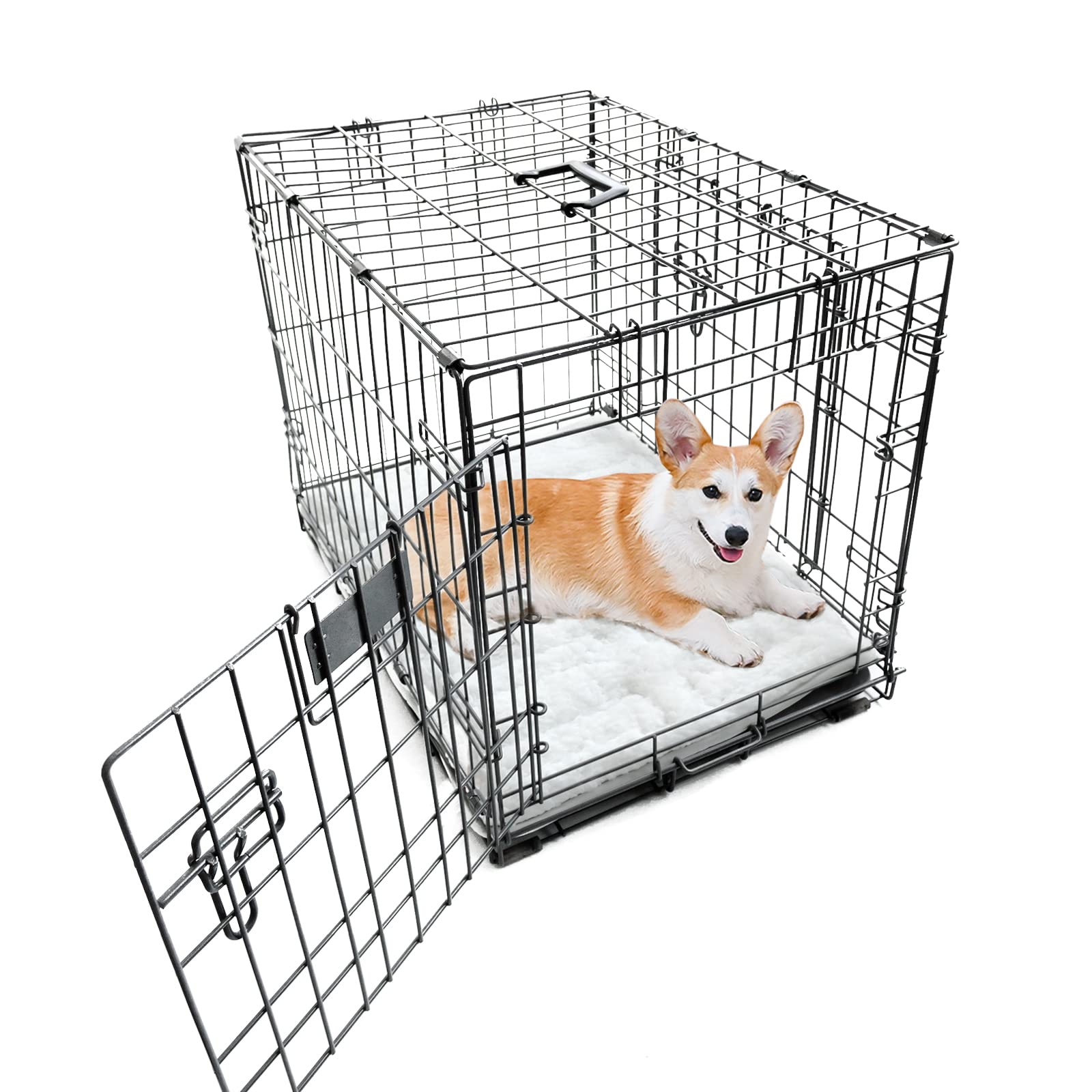 Moonsea Dog Bed Crate Mat machine-washable label highlights easy cleanup