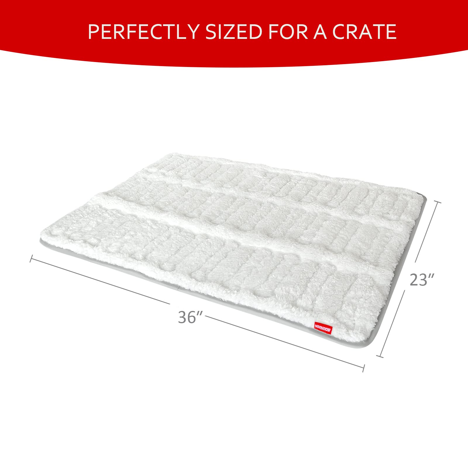 Moonsea dog bed crate mat machine washable for easy cleaning and fresh results.