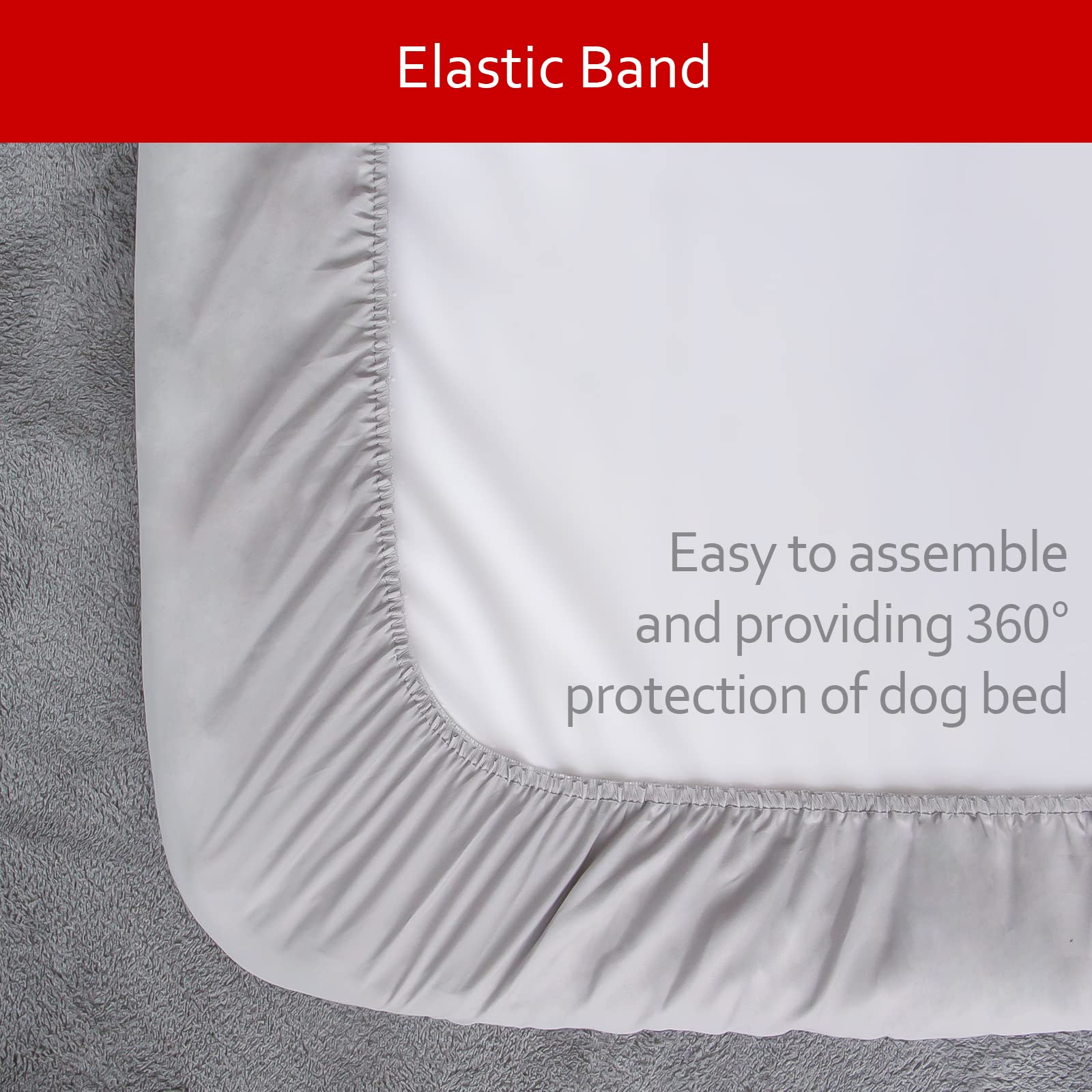 Moonsea machine-washable cover makes cleanup quick after messes.