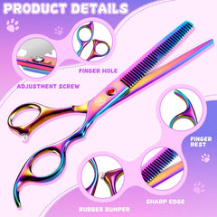 Moontay straight scissors for clean body cuts on long hair