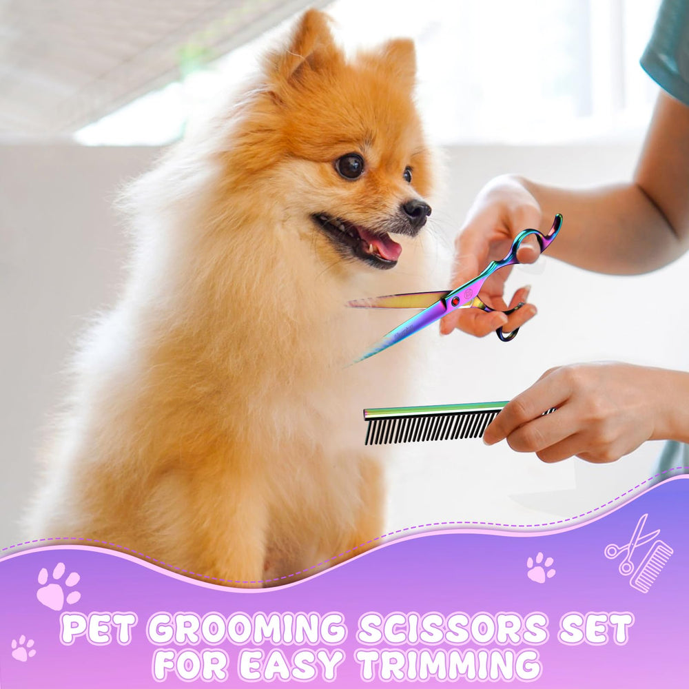 Moontay thinning scissors for thinning thick fur with smooth cuts