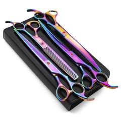Moontay dog grooming scissors straight blade for precise trims and clean lines