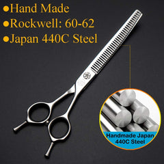 Moontay Japan 440C stainless steel blades for durable sharpness and long-lasting performance