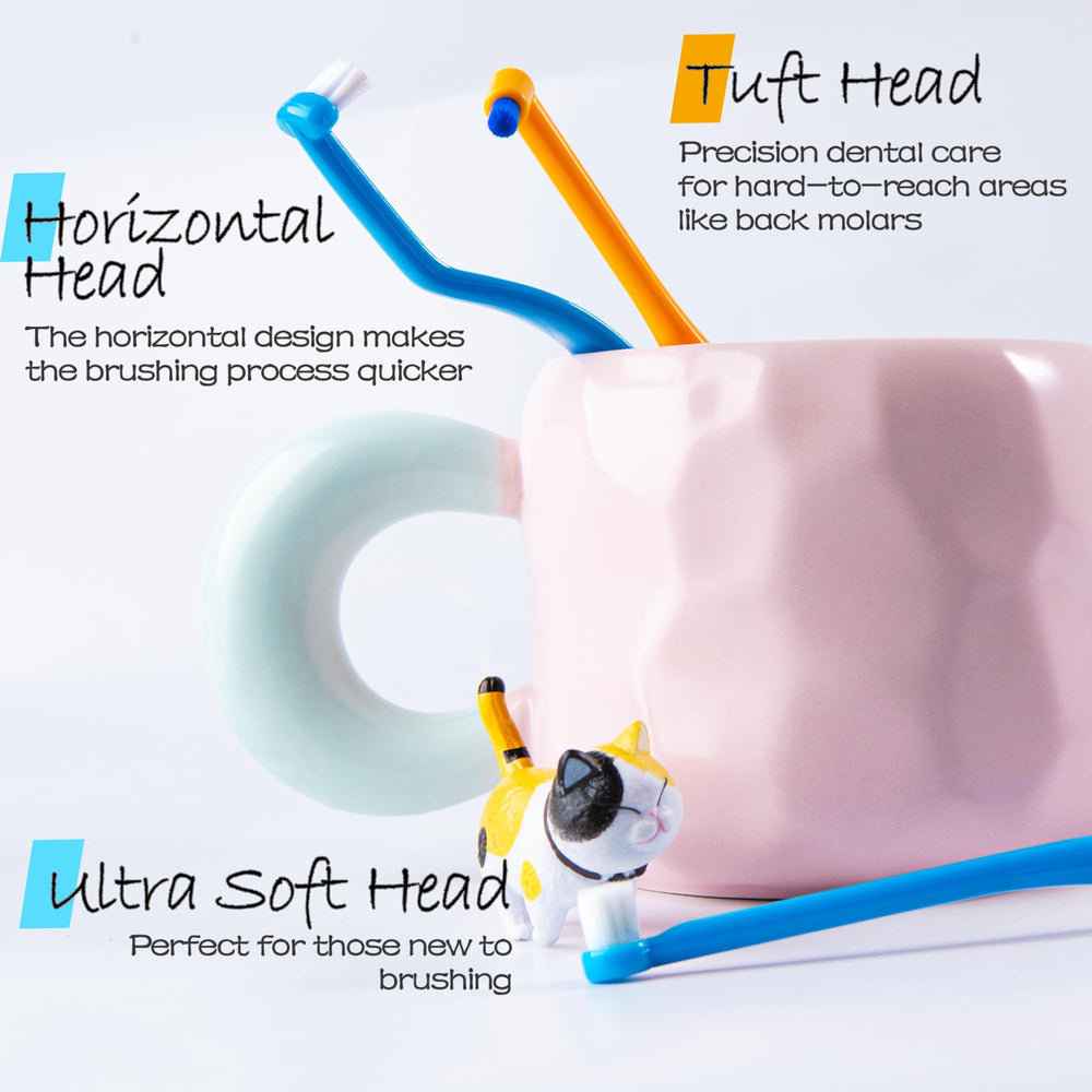 MoonyMars 3pc set offers gentle, versatile pet dental care options