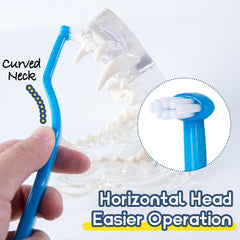 MoonyMars mini tuft head brush for detailed cleaning between teeth