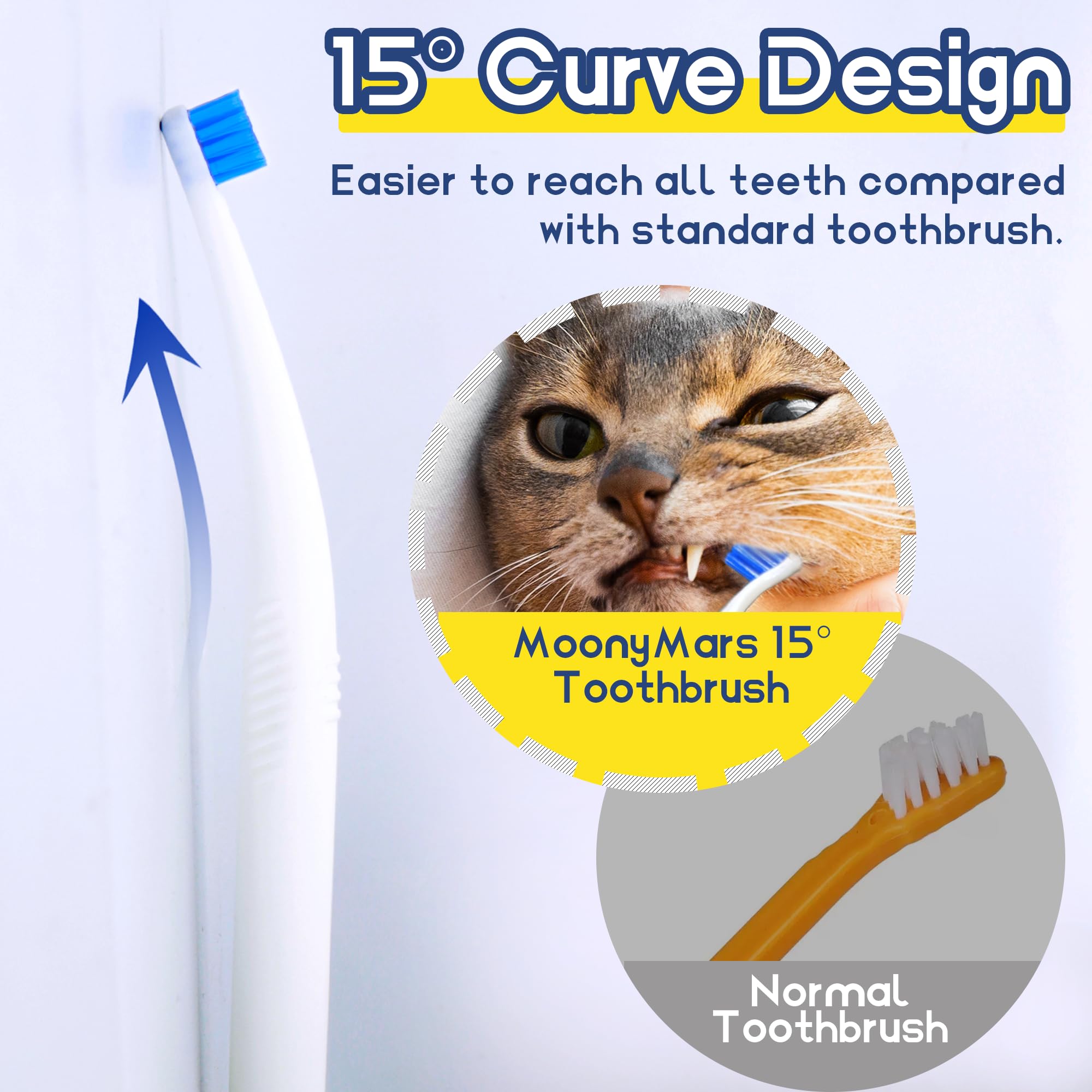 MoonyMars puppy-toothbrush 2-pack offers beginner-friendly dental care for pets.