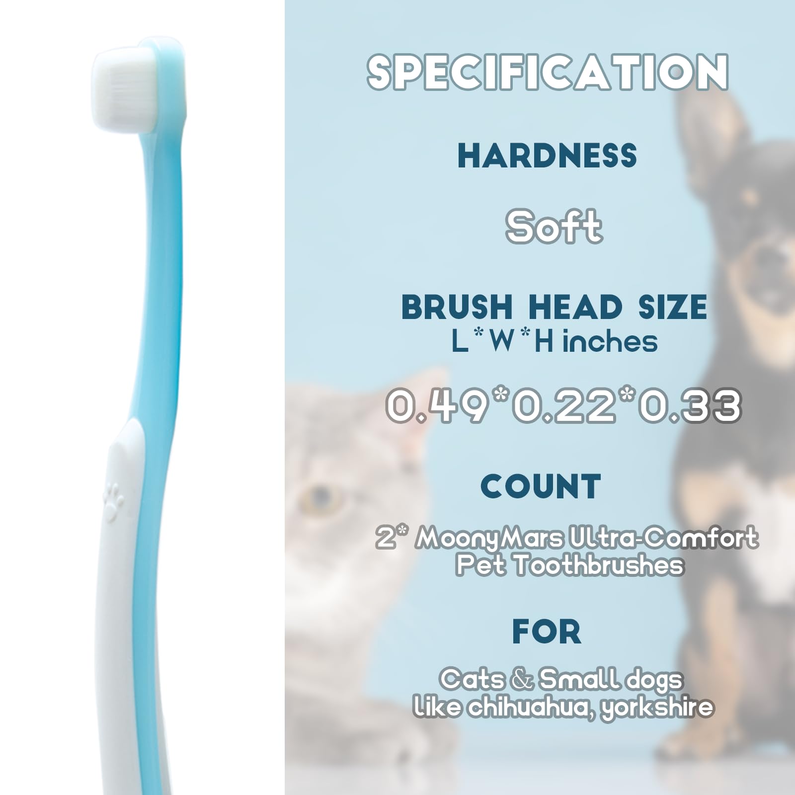 MoonyMars two-piece kit supports a calm, spa-like brushing routine for pets.