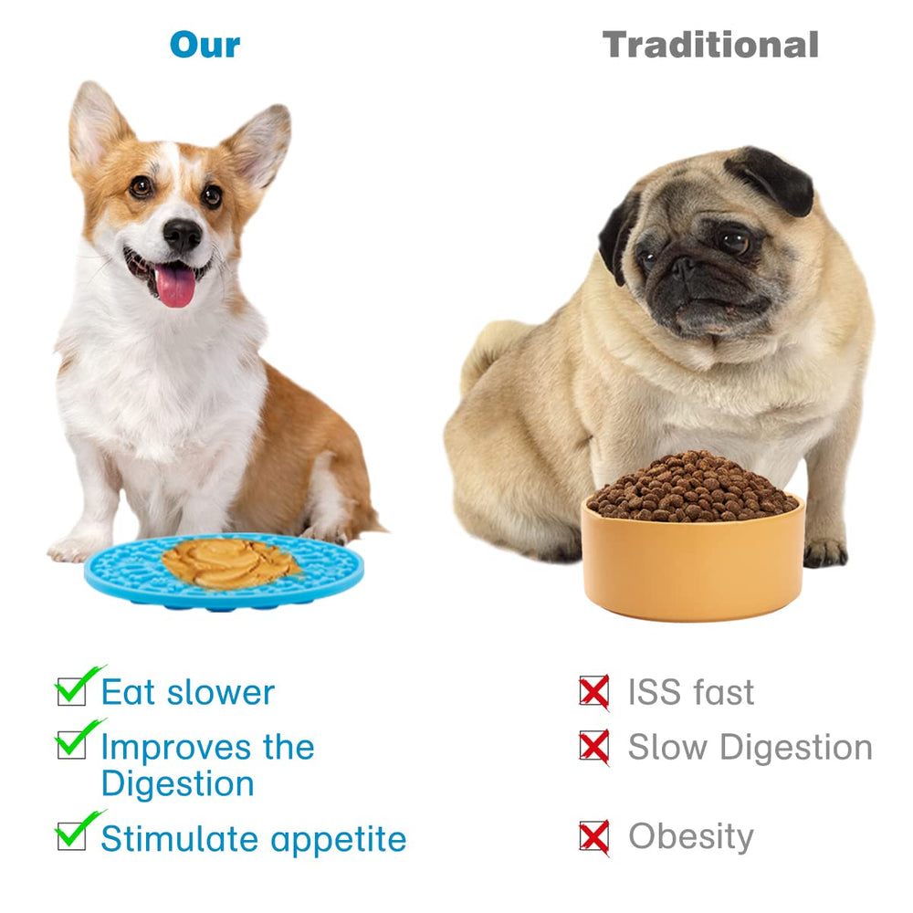 MooonGem dog lick pad two-pack shows value for multiple dogs or busy households