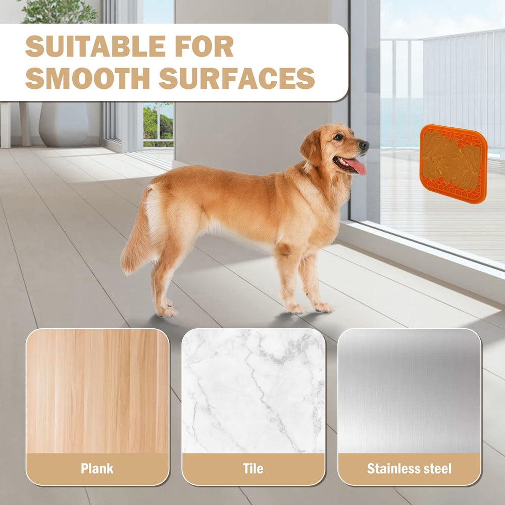 MooonGem lick mat cleaning is quick thanks to dishwasher-safe design.