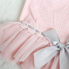 Moorfowl French Bulldog Princess Pink Tutu Dress pullover design enables quick dressing