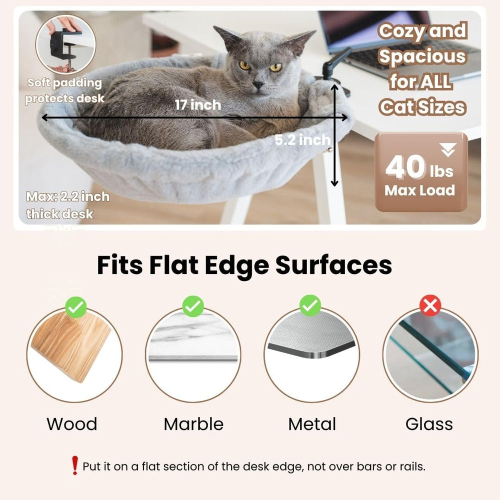 Moose Cozy 2-in-1 design attaches to desks or bed frames for flexible installation.