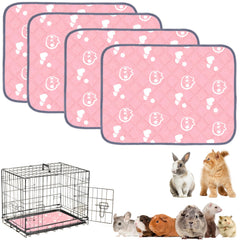 Mooydee guinea pig pads 4pack pink liners keep cages clean and dry.