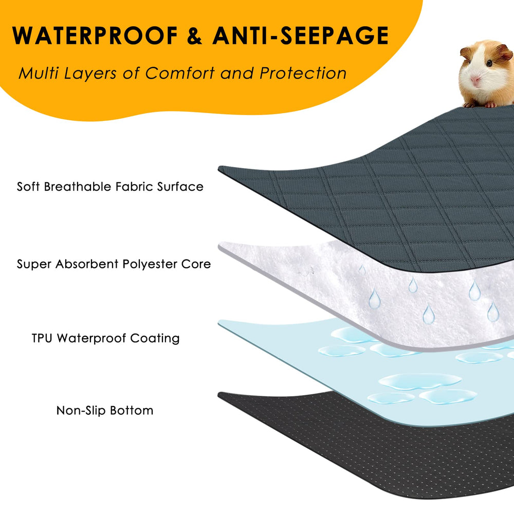 Mooydee guinea pig pad with anti-slip bottom for stable placement