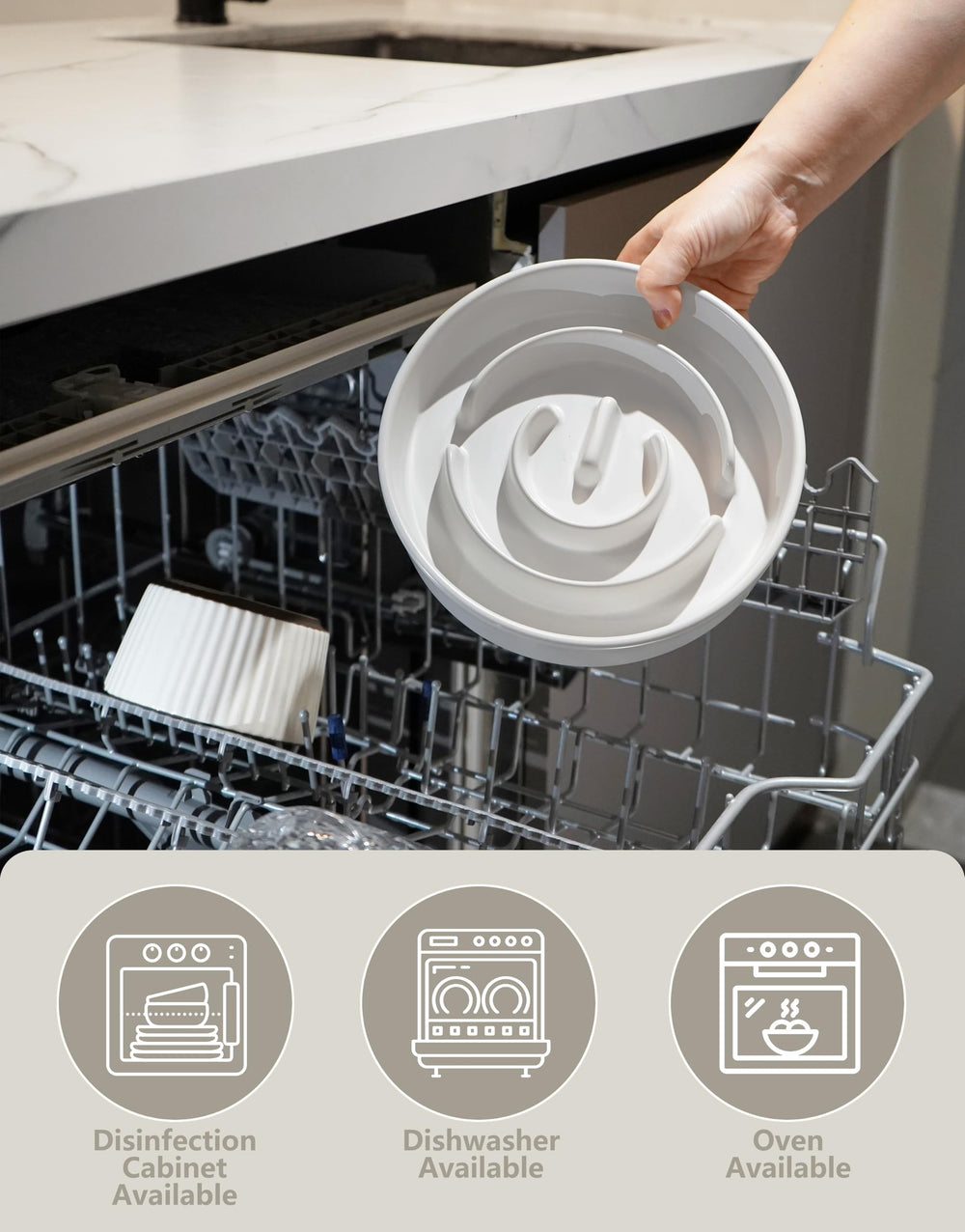 MOPANG close-up of white ceramic finish emphasizes durability and hygiene.