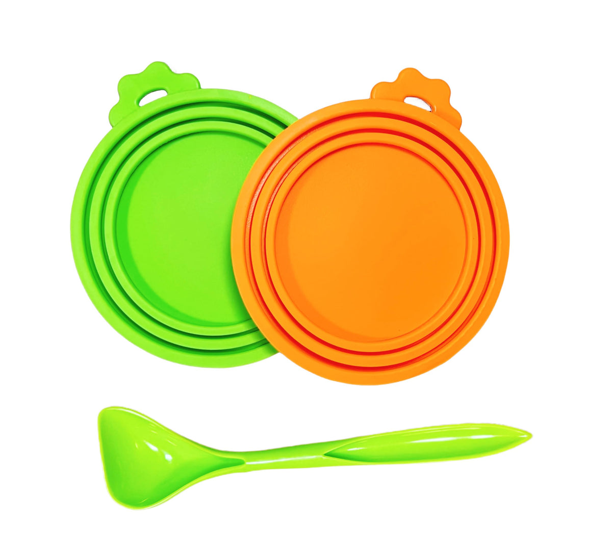 MoPawKT silicone can lids pack keeps pet food fresh and portable.