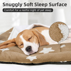 Mora Pets anti-slip bottom bed demonstrates secure placement during active play.