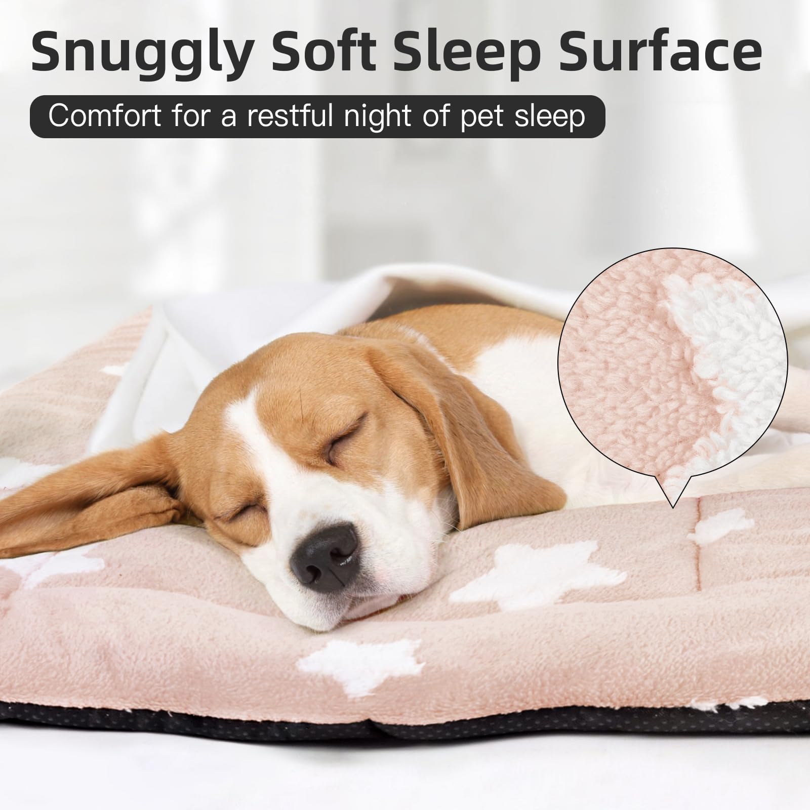 Cama Mora Pets para perro pequeño, rosa y antideslizante.