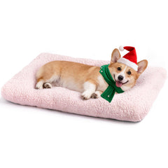 Mora Pets dog bed plush fleece close-up for cozy naps