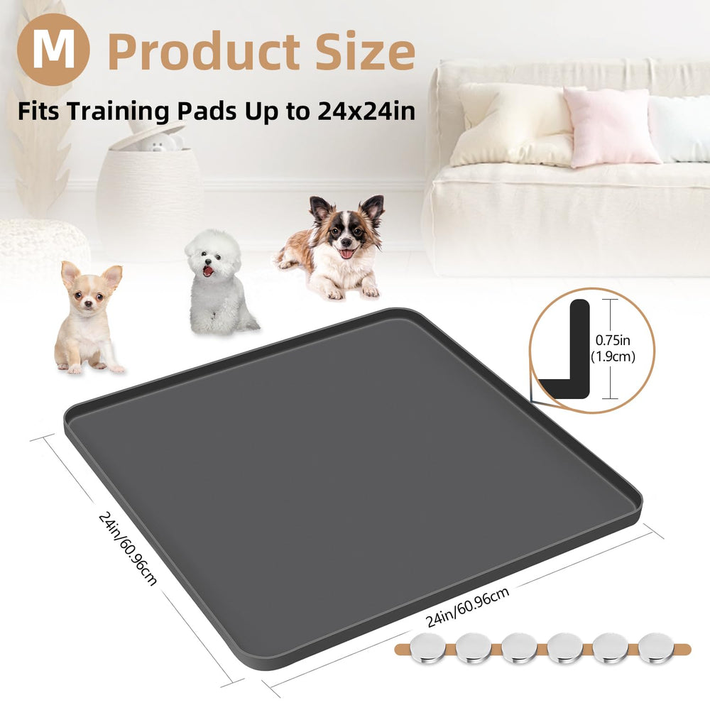 Mora Pets Pee Pad Holder magnet set included for pad retention