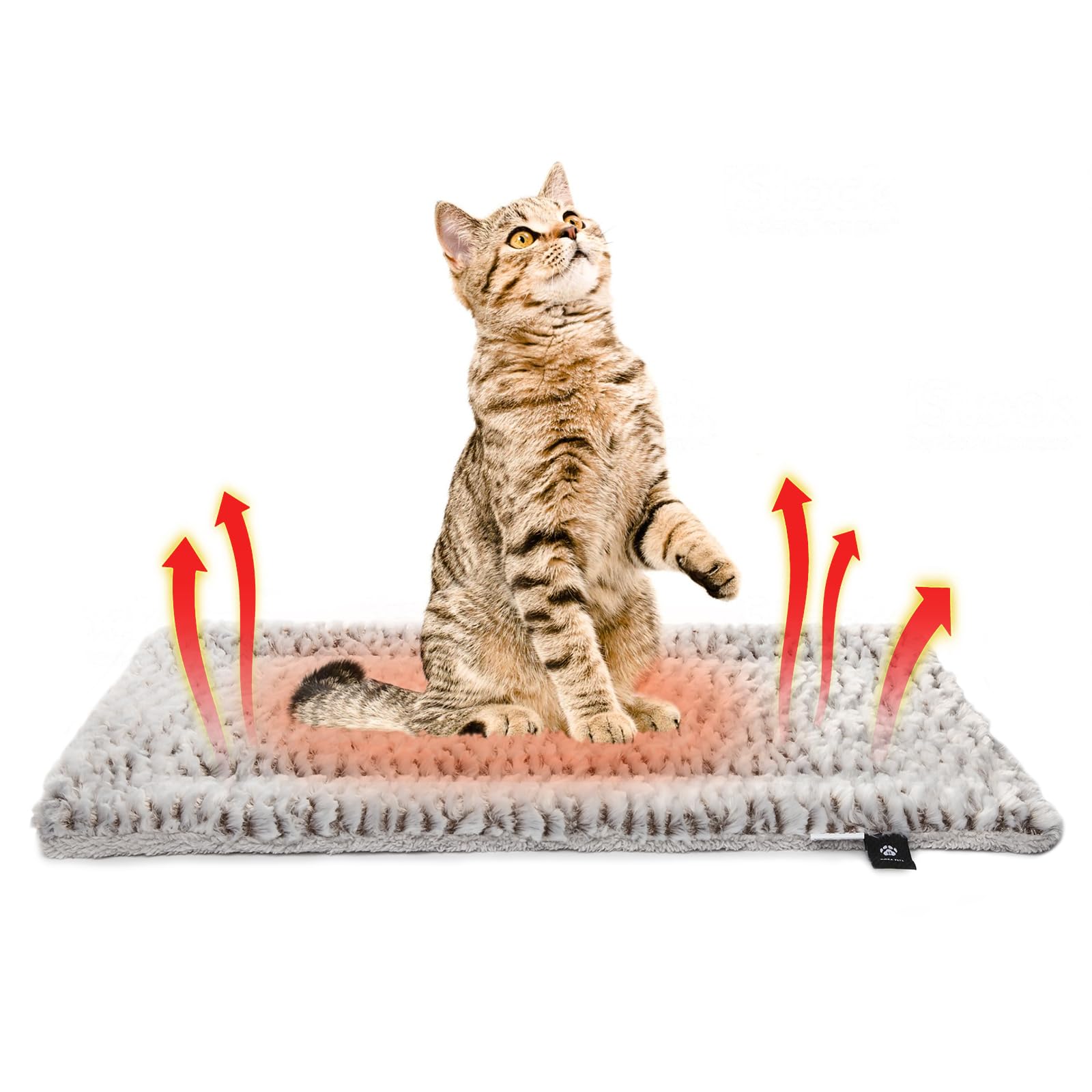 Mora Pets self-heating cat pad washable material easy-care surface for daily use.