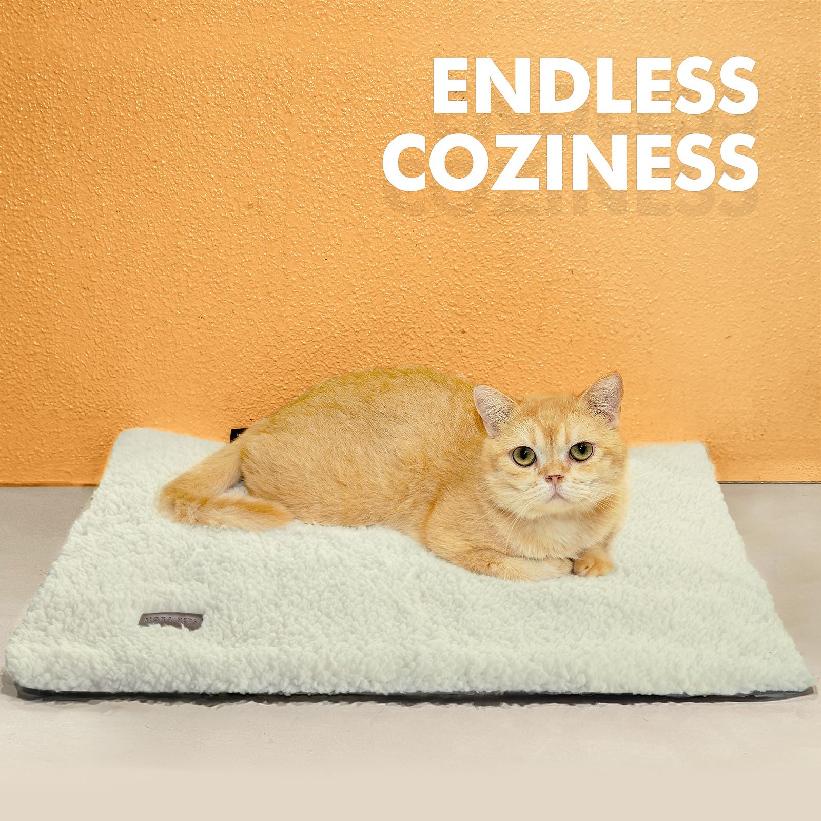 Mora Pets self-warming bed bottom non-slip keeps pets safe.