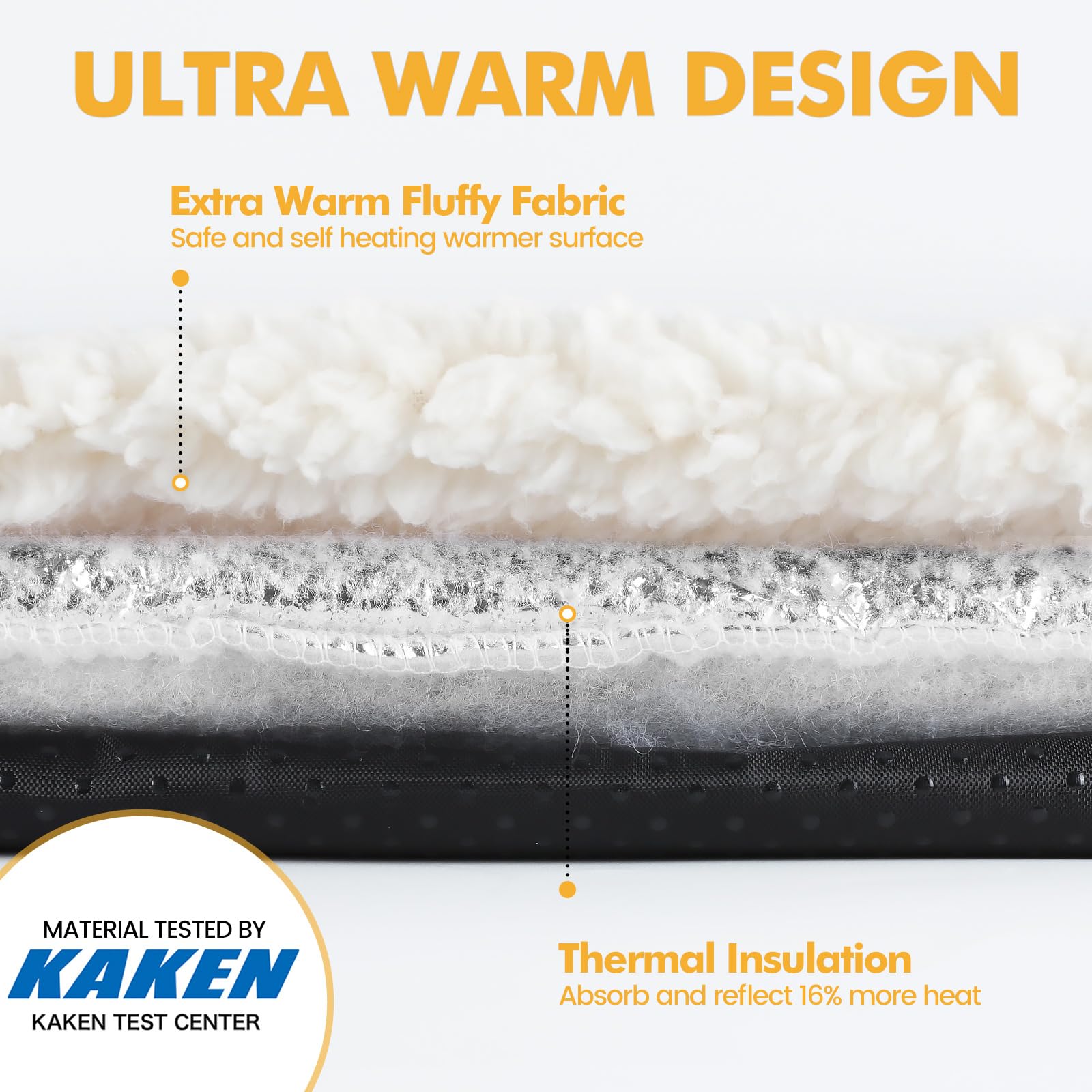 Mora Pets self-warming bed outdoor-use scene shows warm shelter without electricity.