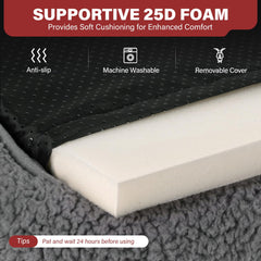 Mora Pets sherpa fabric warmth adds plush comfort during winter naps