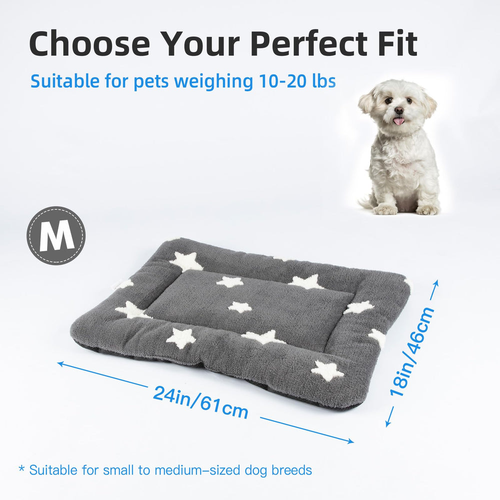Mora Pets travel-friendly crate pad suitable for home and trips
