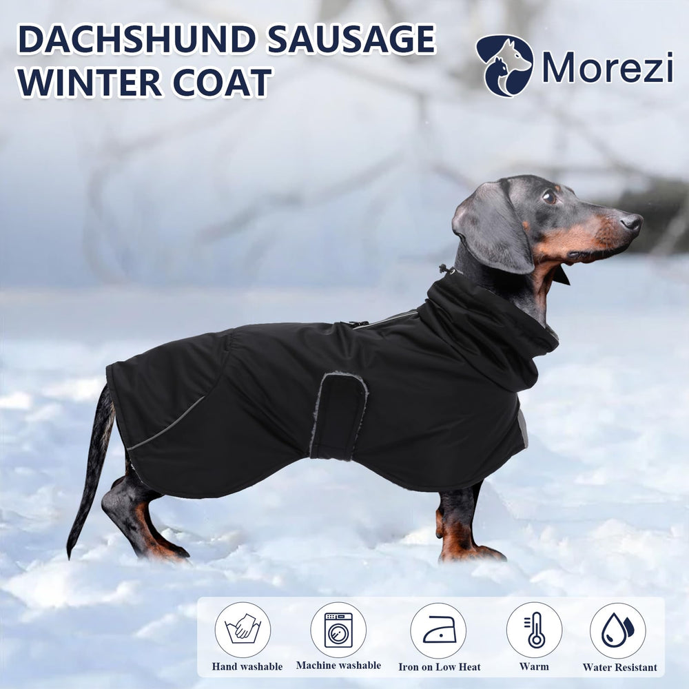 Morezi dachshund capa ajuste cuerpo y correas: ajuste seguro y cómodo