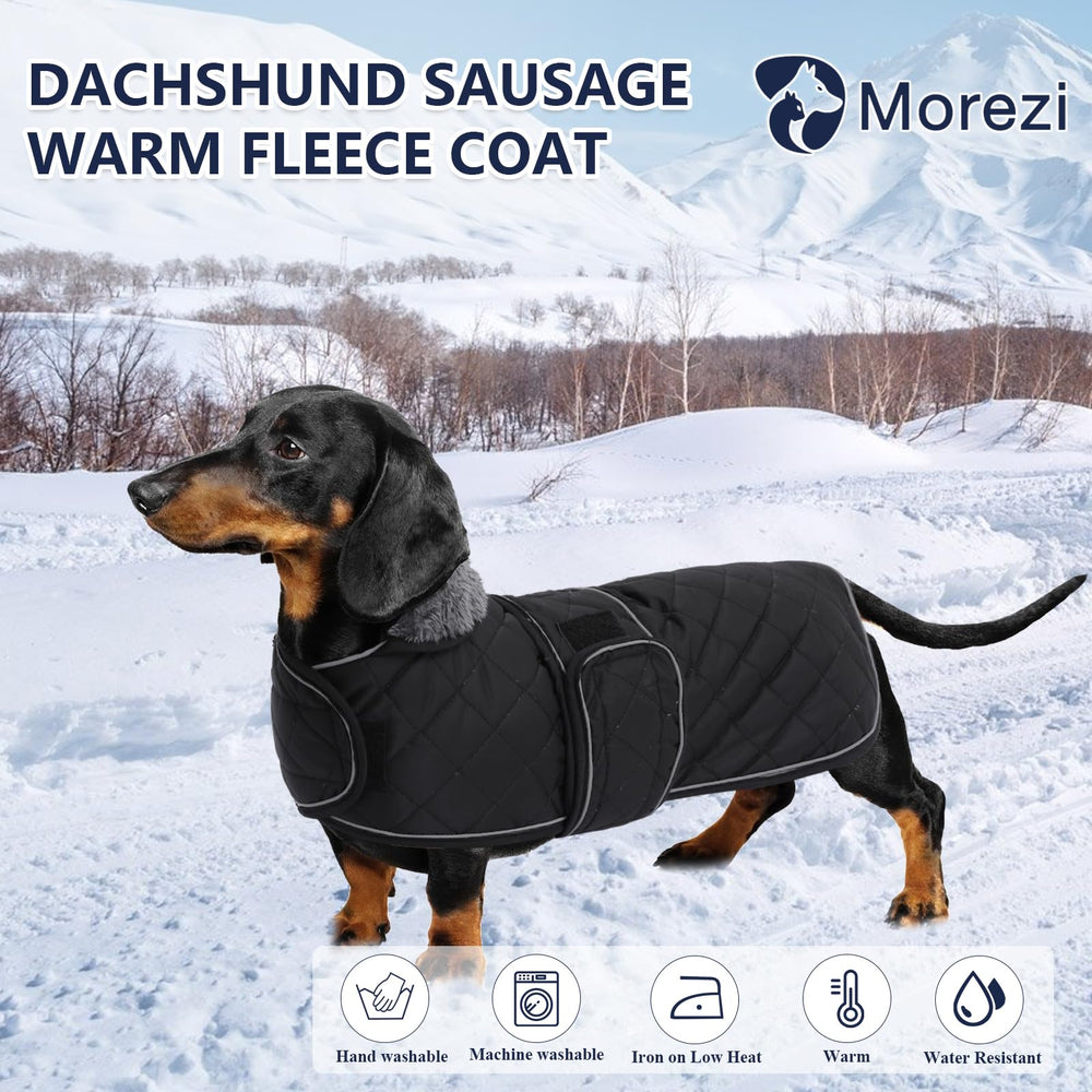 Morezi dachshund-coat ajustes-bandas, ajuste rápido para un acabado seguro y cómodo.