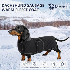 Morezi dachshund-coat ajustes-bandas, ajuste rápido para un acabado seguro y cómodo.