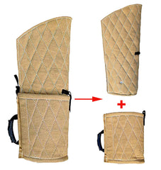 Morezi dog bite sleeve detachable middle allows quick size adjustments for growing dogs.