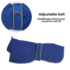 Morezi Greyhound Winter Coat interior padded fleece lining adds warmth.