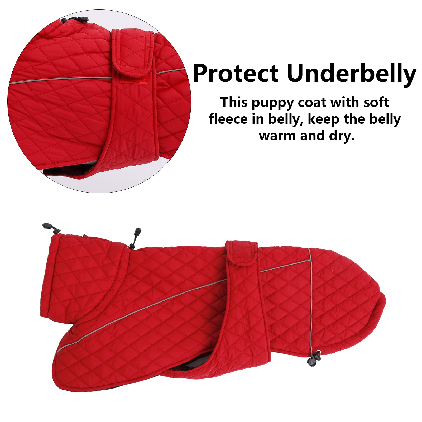 Morezi Padded fleece inner lining adds warmth on chilly days