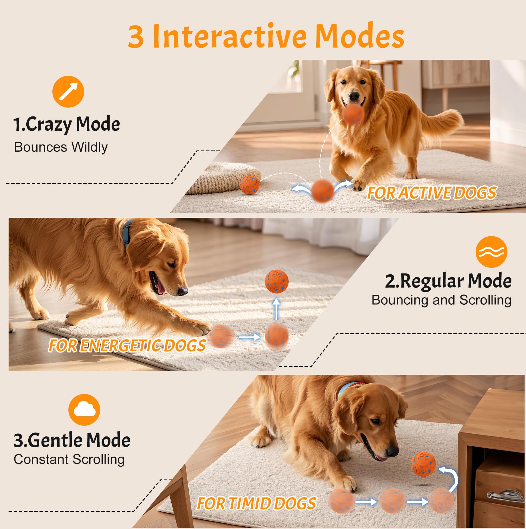 morhandisn dog-ball-type-c-fast-charge enables quick recharges for longer sessions